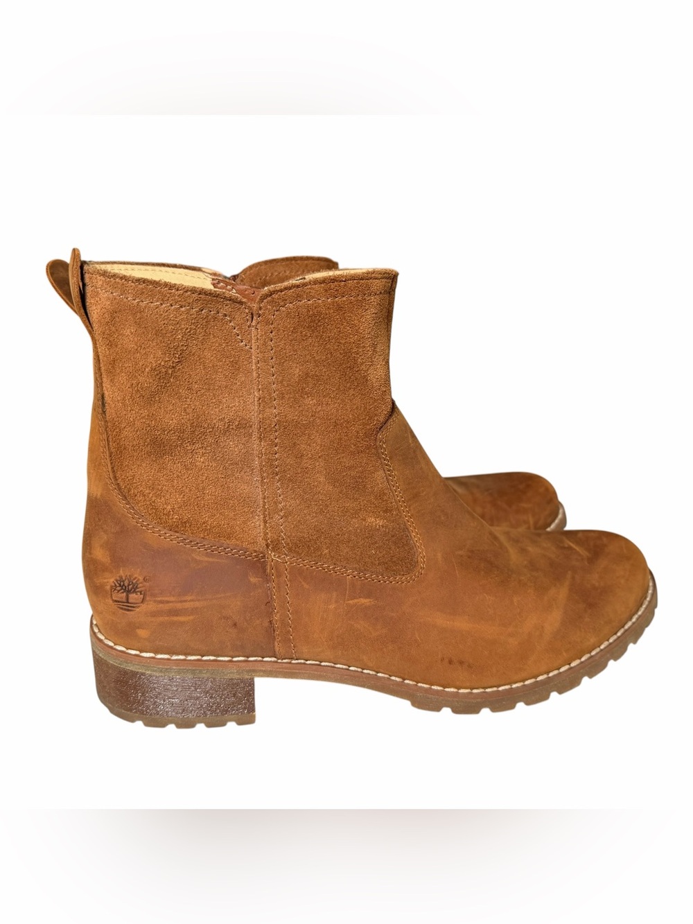 Timberland Wenham Biker Boot Glazed Ginger Women's Size 9.5